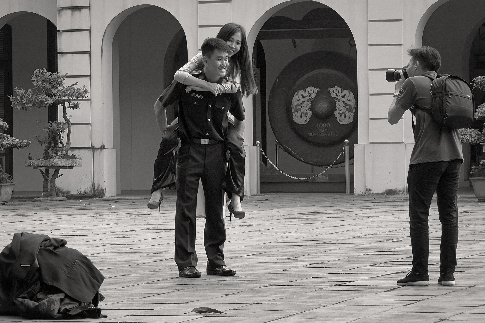 Christoph Radke, Vietnam, Hanoi, Zitadelle, ein junges Paar